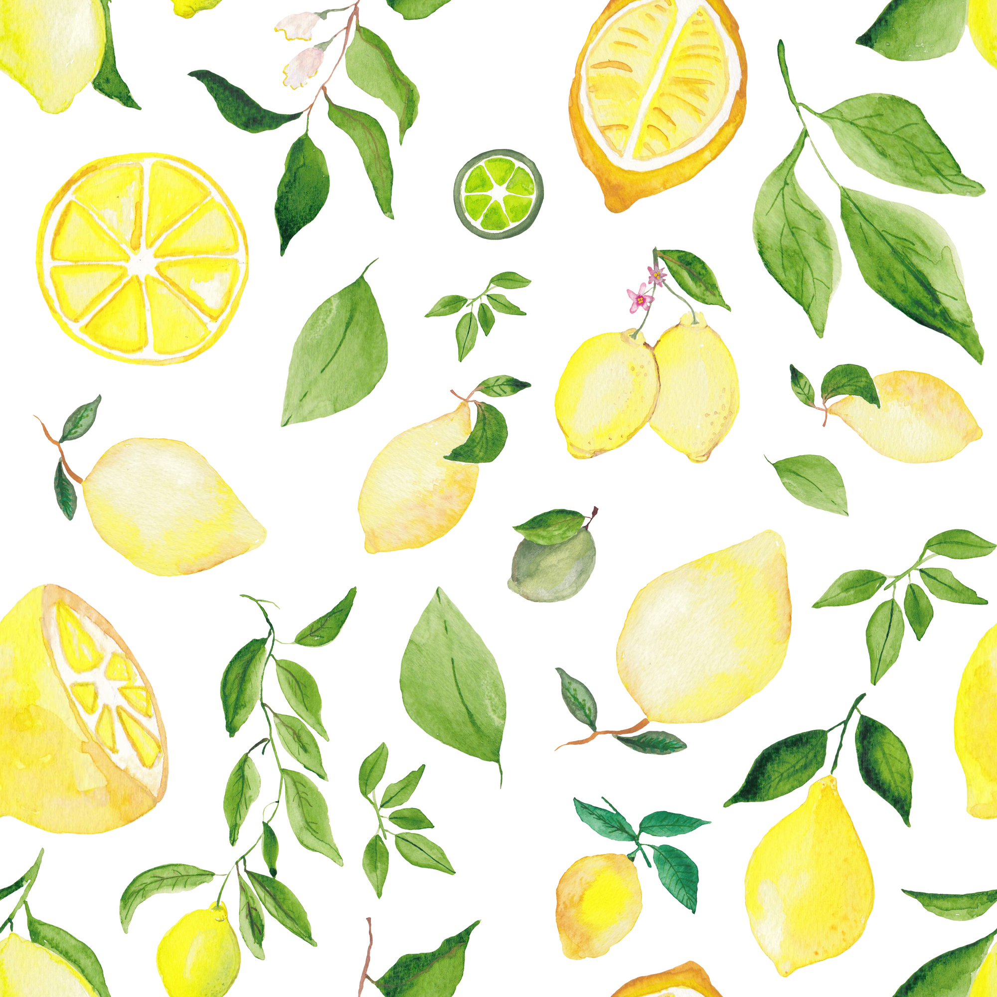 Pattern of Lemons and Limes